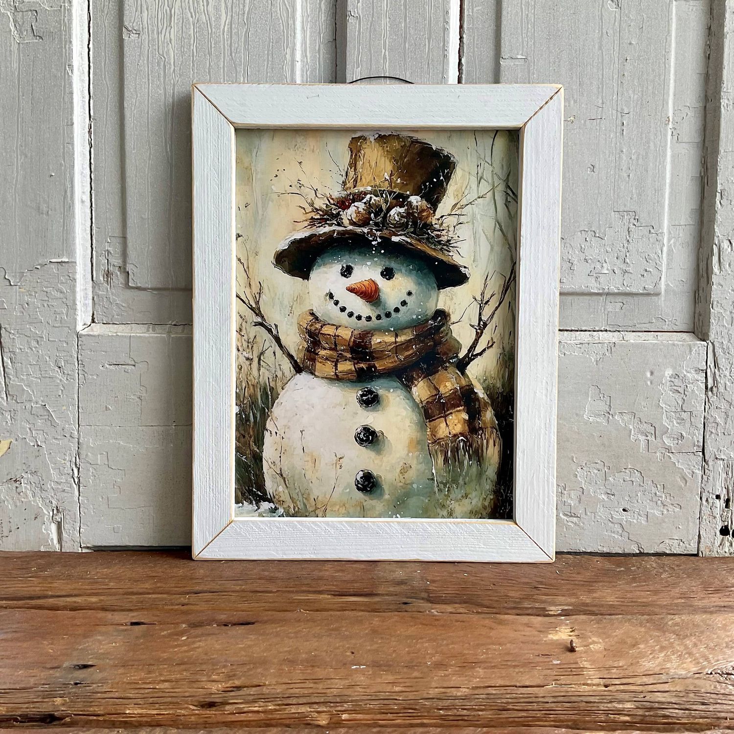 Rustic Snowman