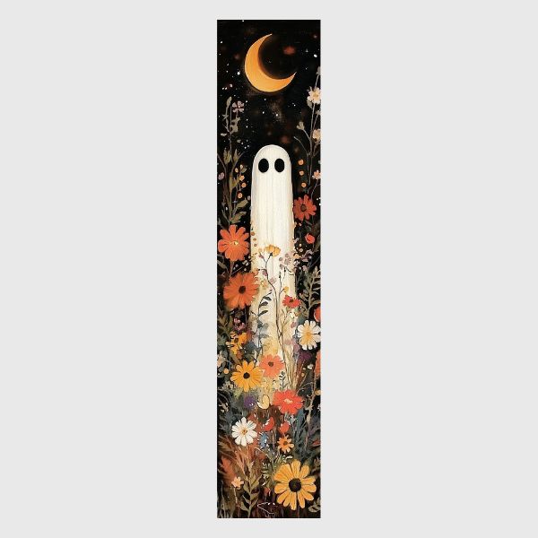 Moon Fall Ghost Porch Sign