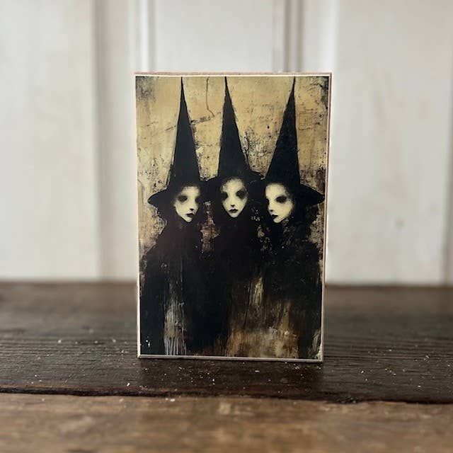 Ghostly Witch Sisters Block