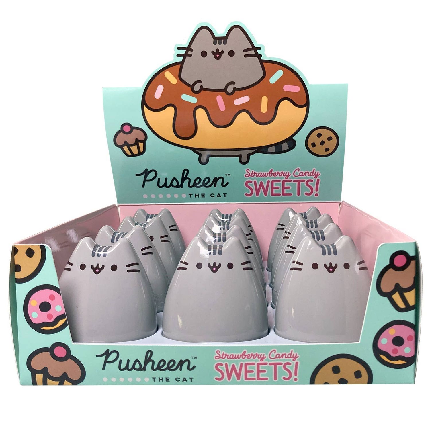 Pusheen Cat Strawberry Candy