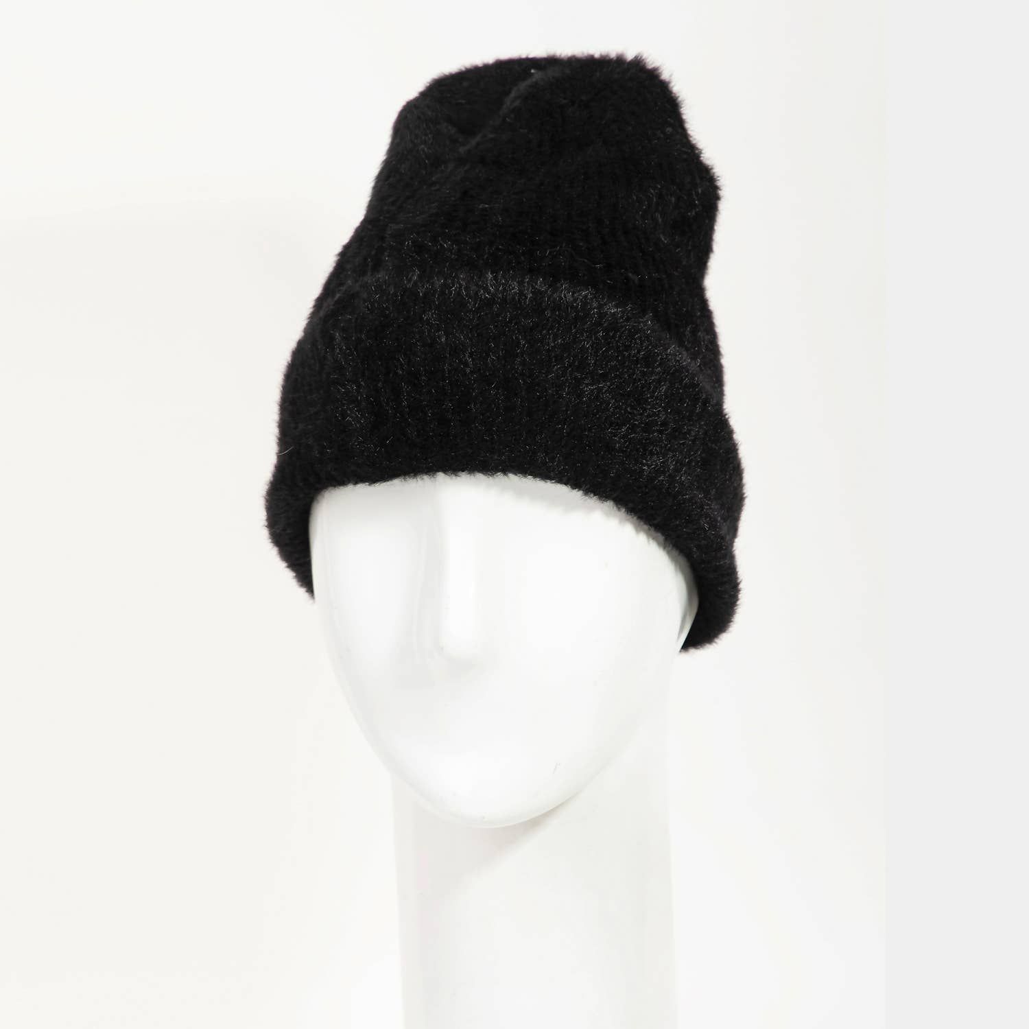 Assorted Color Fuzzy Ribbed Beanie