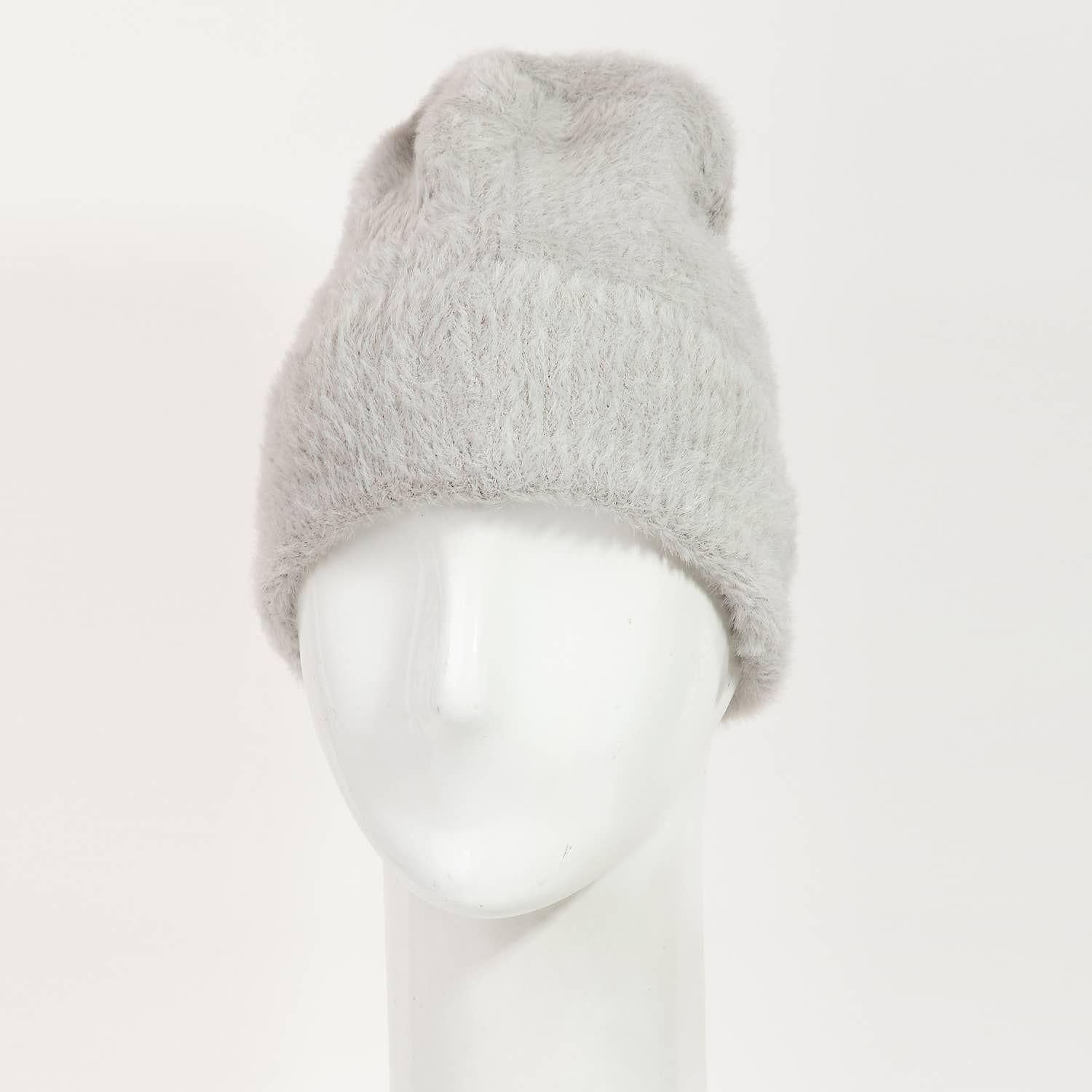 Assorted Color Fuzzy Ribbed Beanie