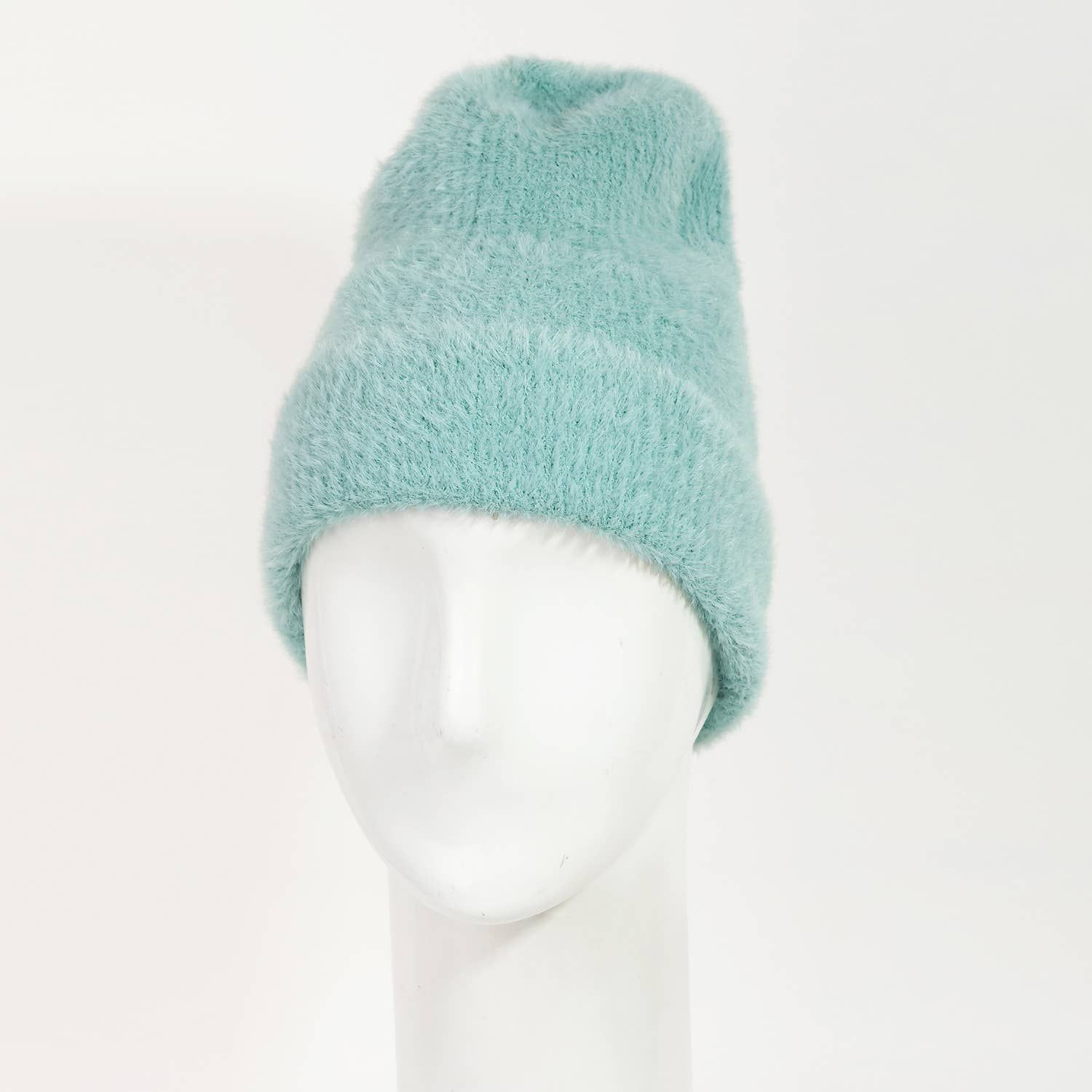 Assorted Color Fuzzy Ribbed Beanie
