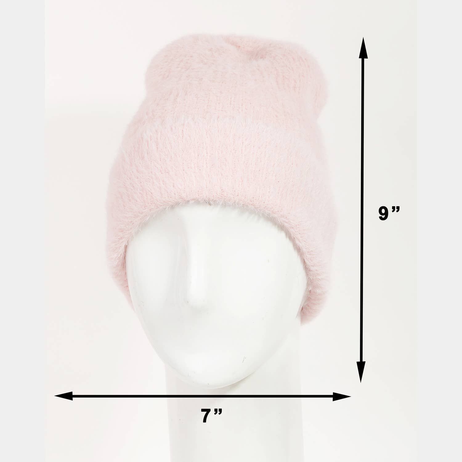 Assorted Color Fuzzy Ribbed Beanie