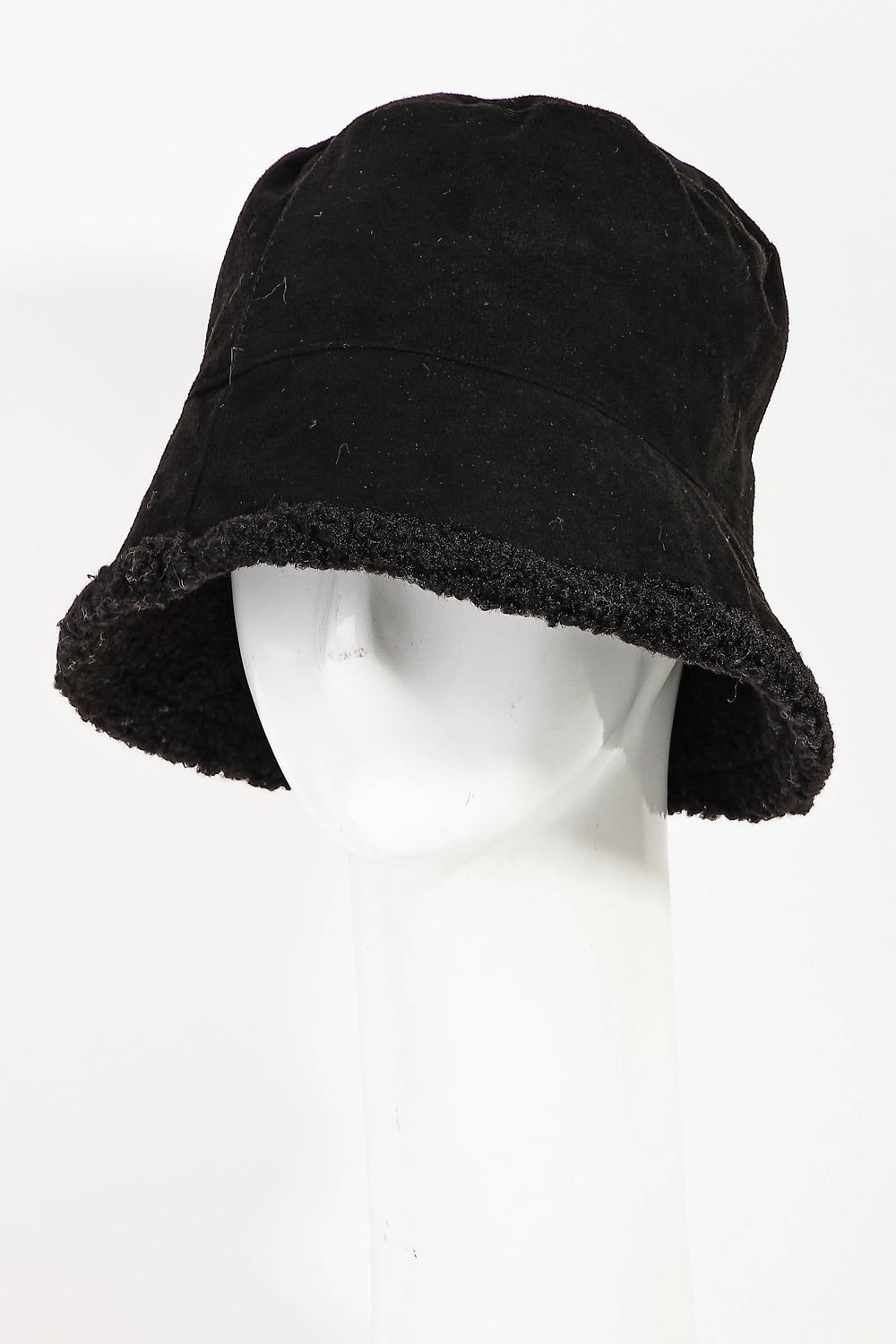 Faux Teddy Fur Bucket Hat