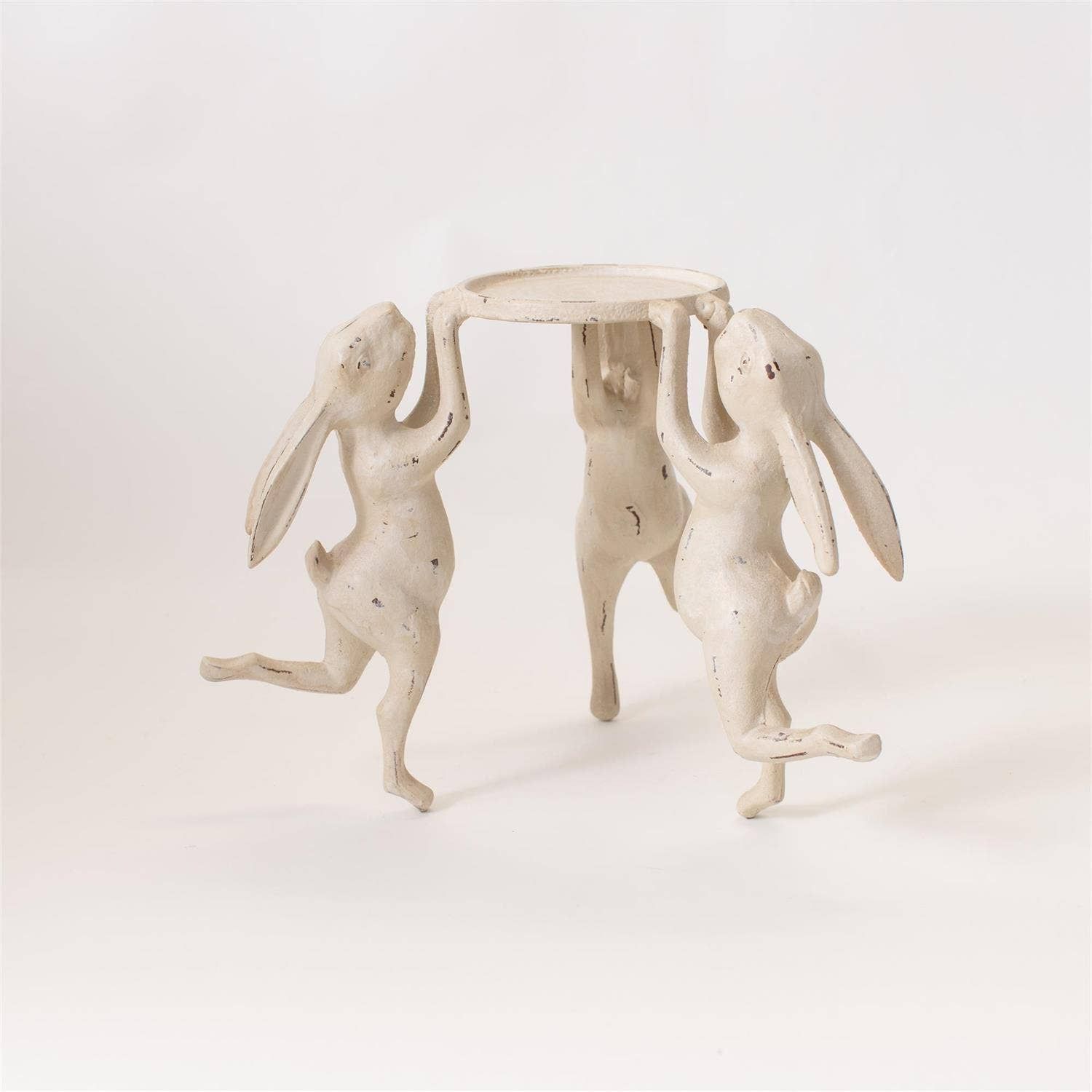 Candle Holder - Dancing Rabbits