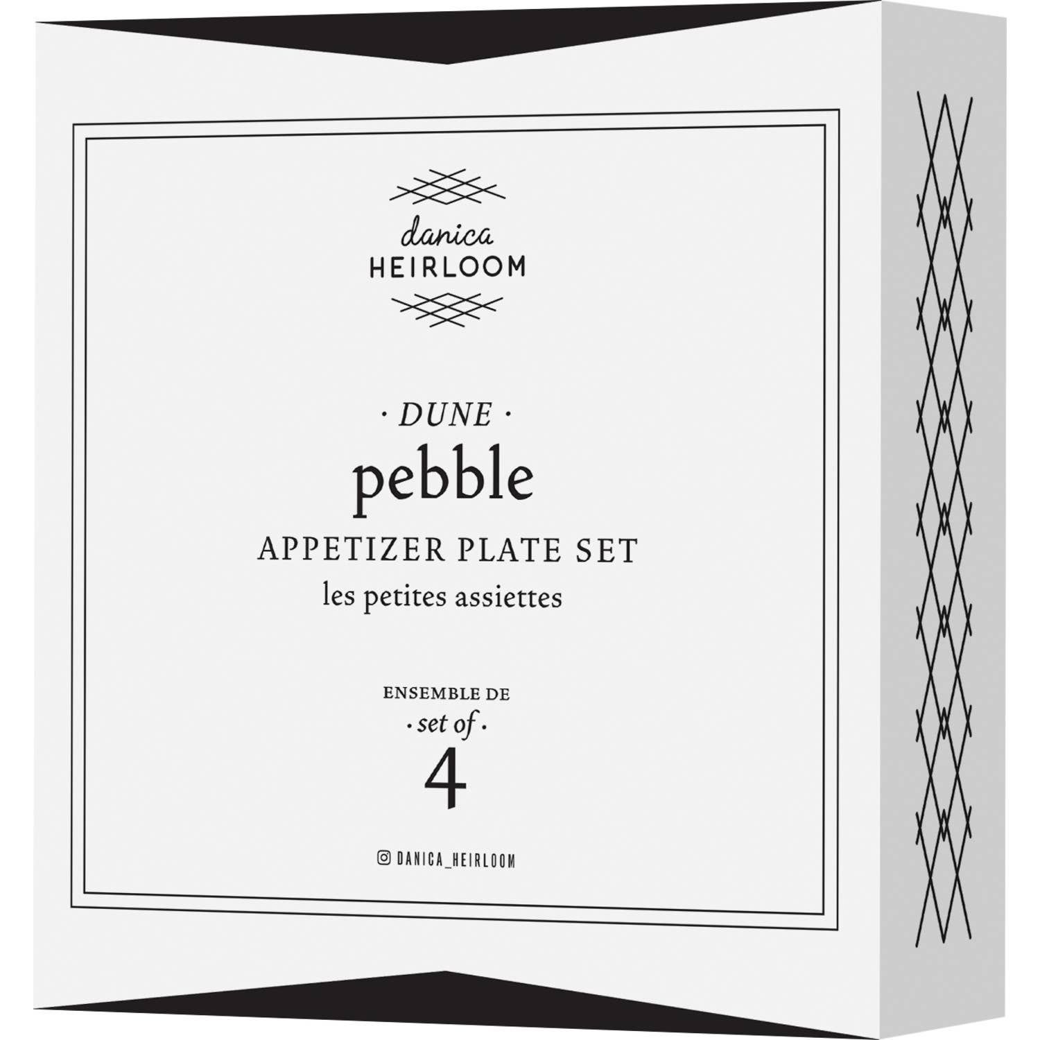 Heirloom Dune Pebble Appetizer Plates