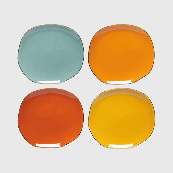 Heirloom Dune Pebble Appetizer Plates