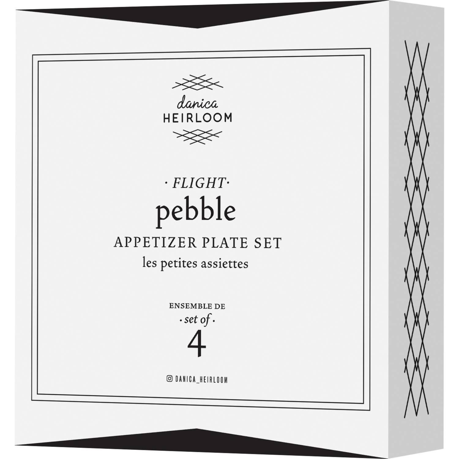 Heirloom Flight Pebble Appetizer Plates