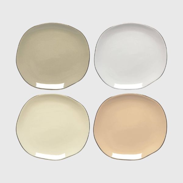 Heirloom Flight Pebble Appetizer Plates