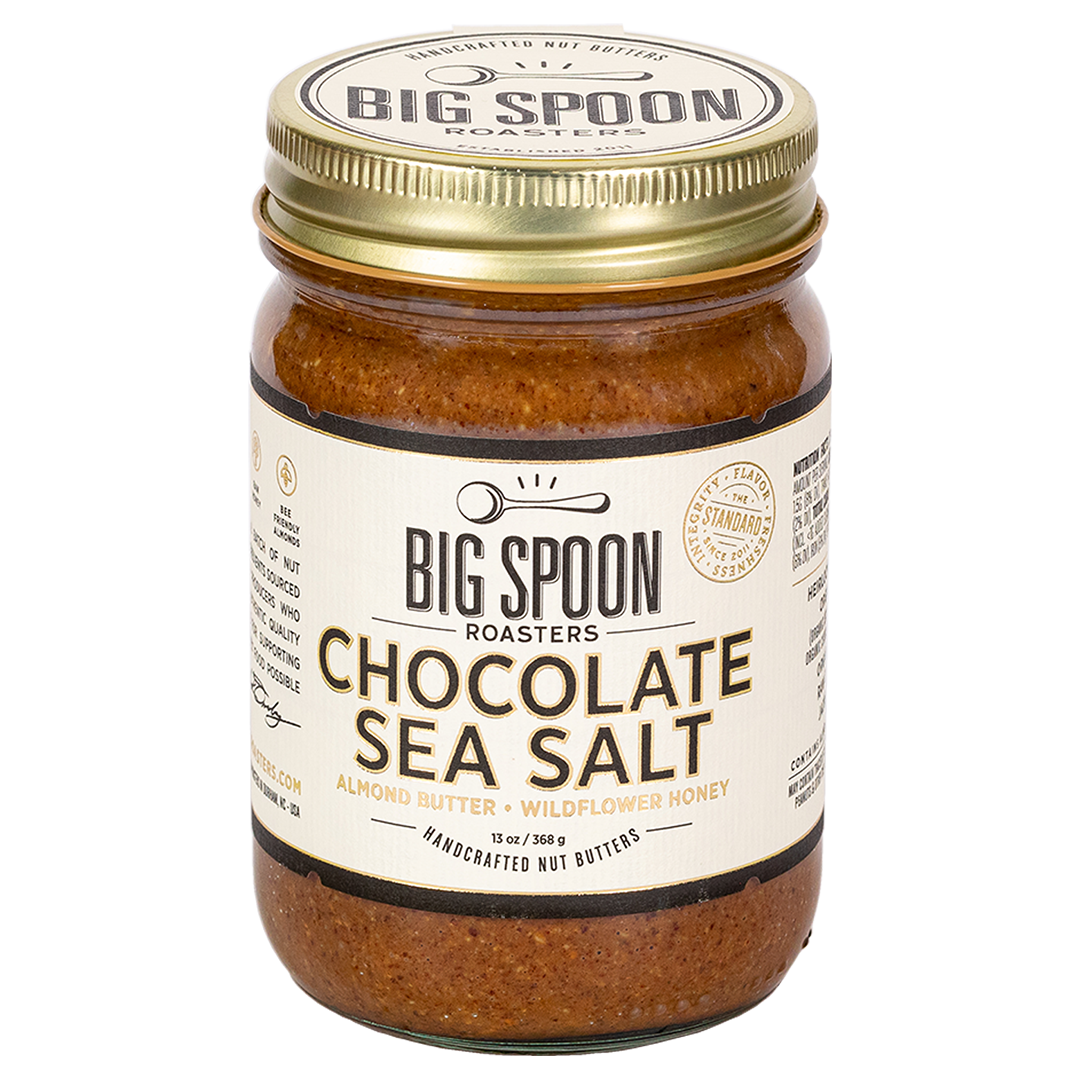 Chocolate Sea Salt Almond Butter, Pack/Size: 13oz Jar