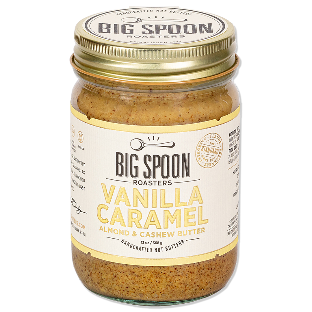 Vanilla Caramel Almond &amp; Cashew Butter, Pack/Size: 13 oz Jar