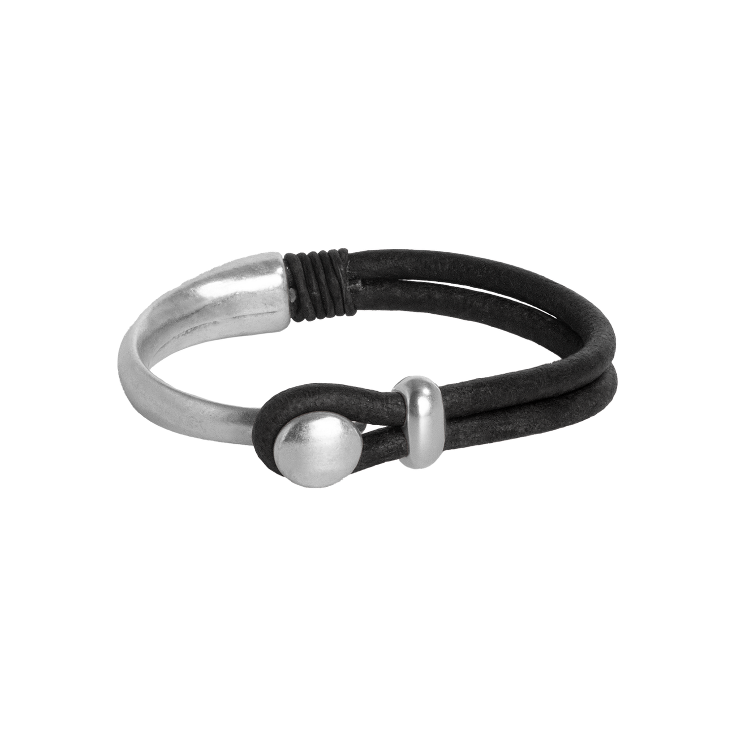 Eastport Bracelet, Size: Medium, Style: Black