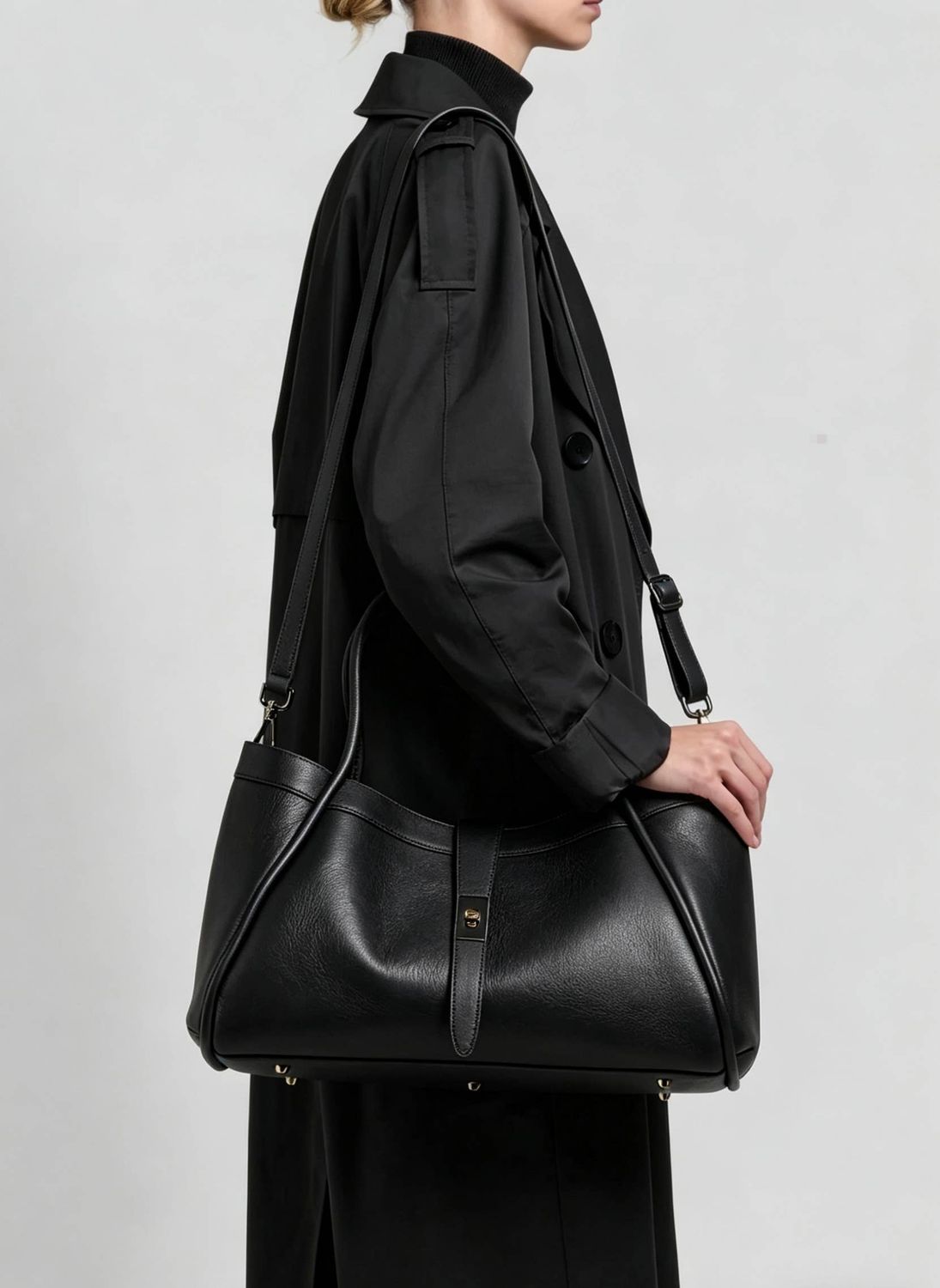 Elegant Large Genuine Leather Bag