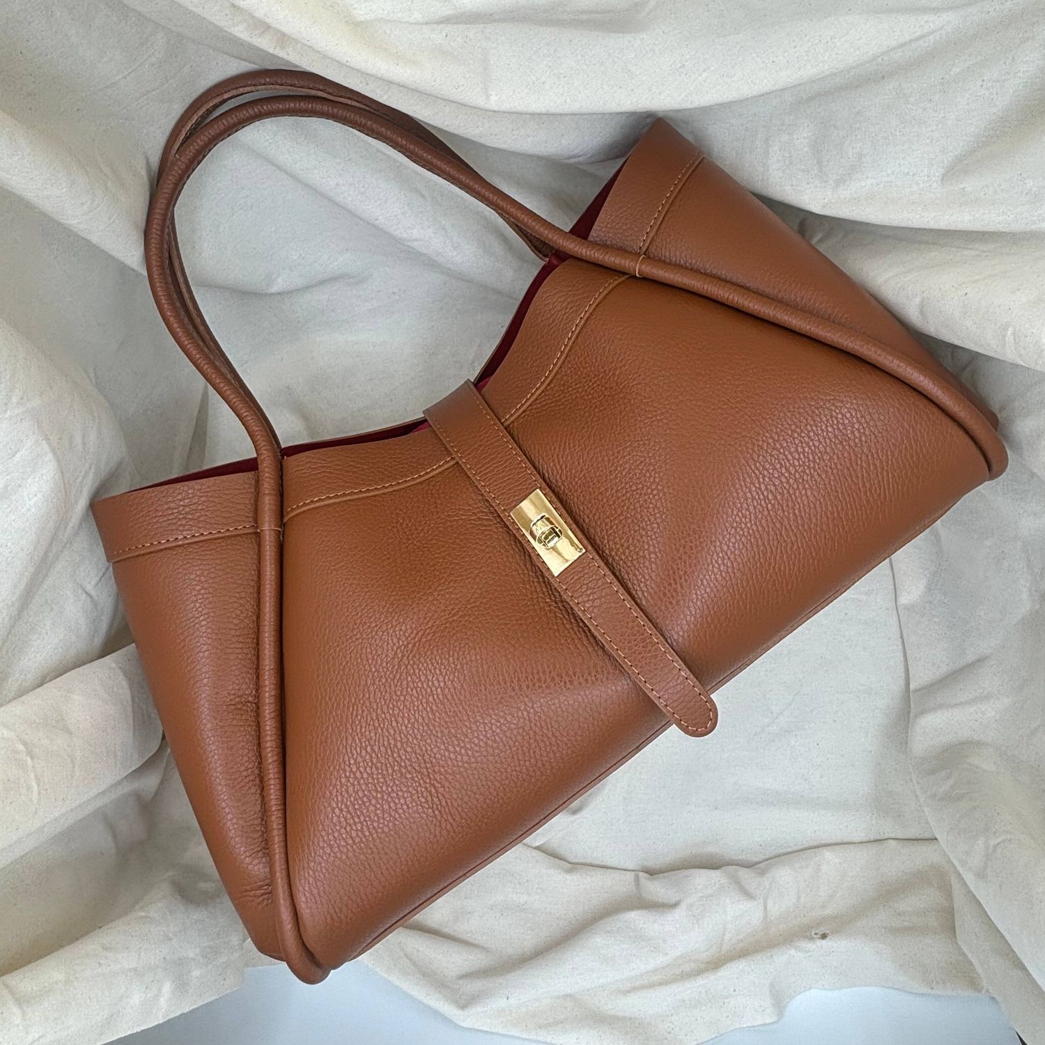 Elegant Large Genuine Leather Bag