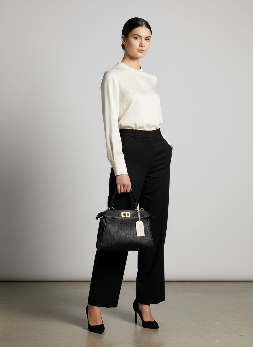 Micro Handbag in genuine leather