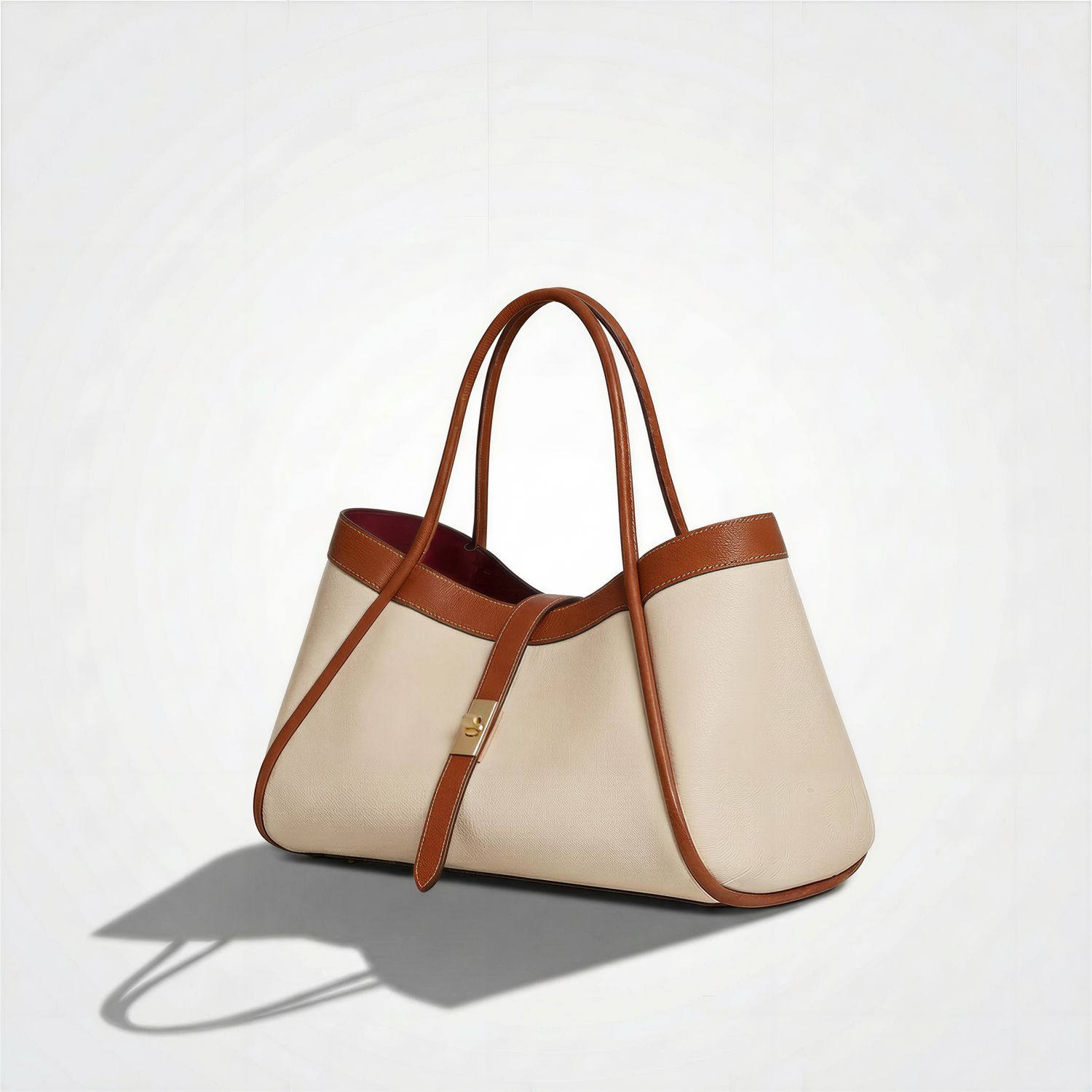 Midium Genuine Leather Bag - Cow