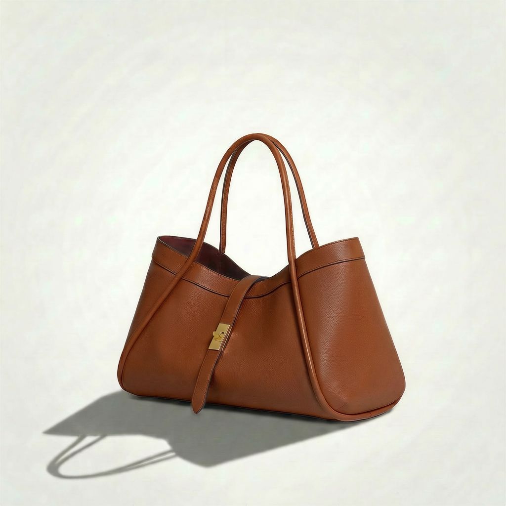 Midium Genuine Leather Bag - Cow