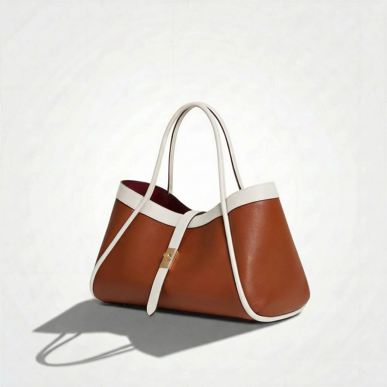Midium Genuine Leather Bag - Cow