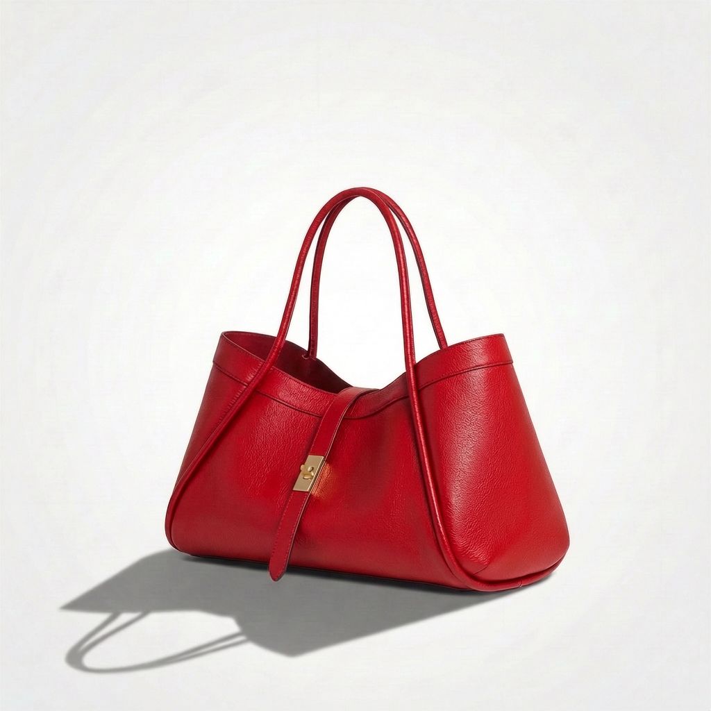 Midium Genuine Leather Bag - Cow