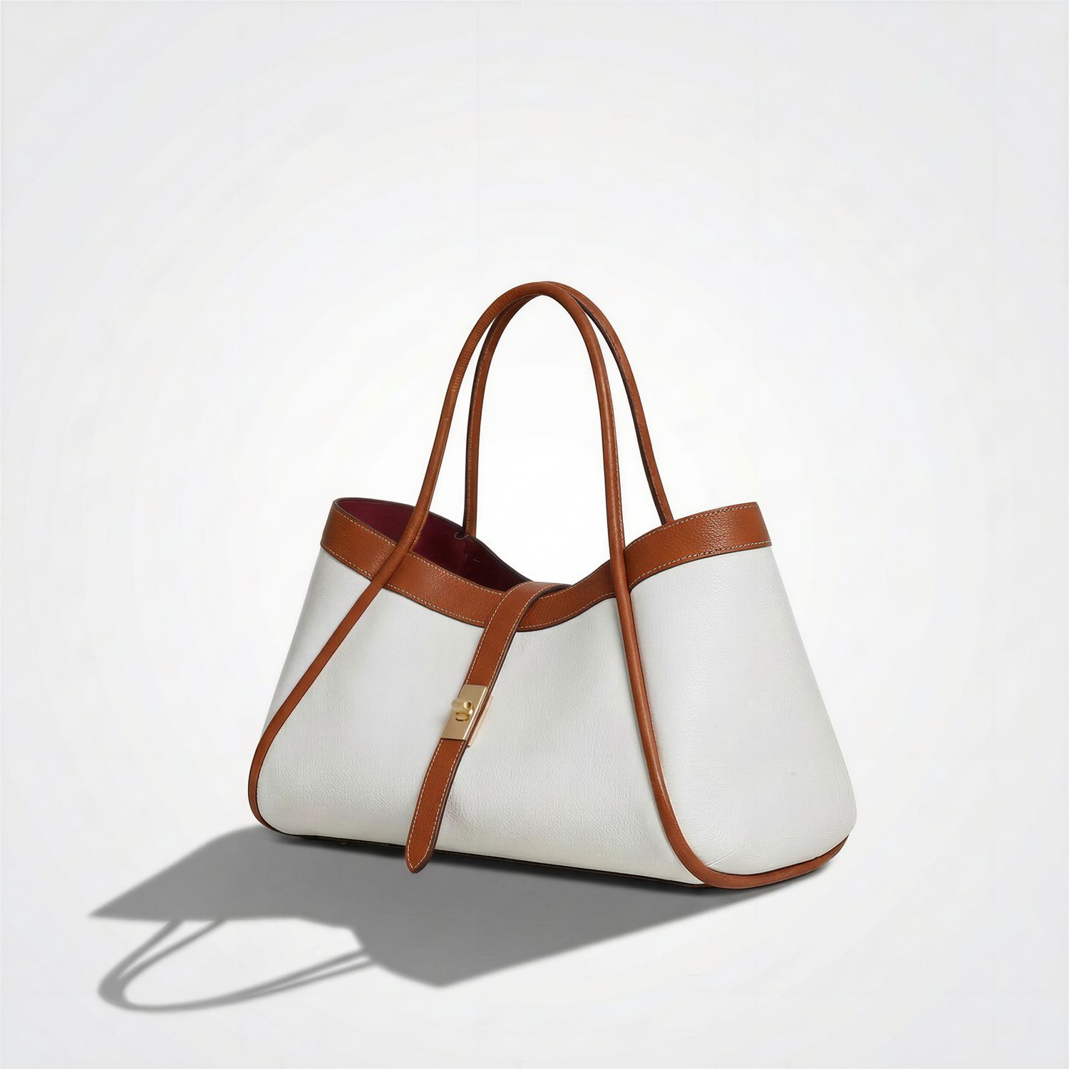Midium Genuine Leather Bag - Cow