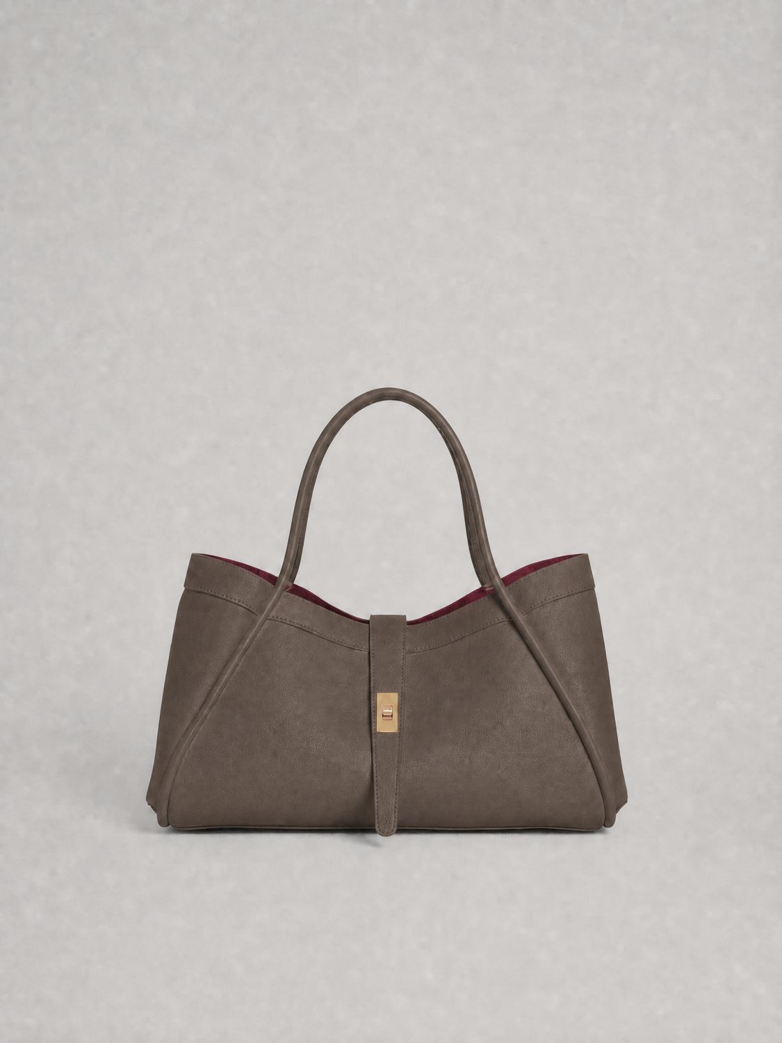 Midium Genuine Leather Bag - Cow