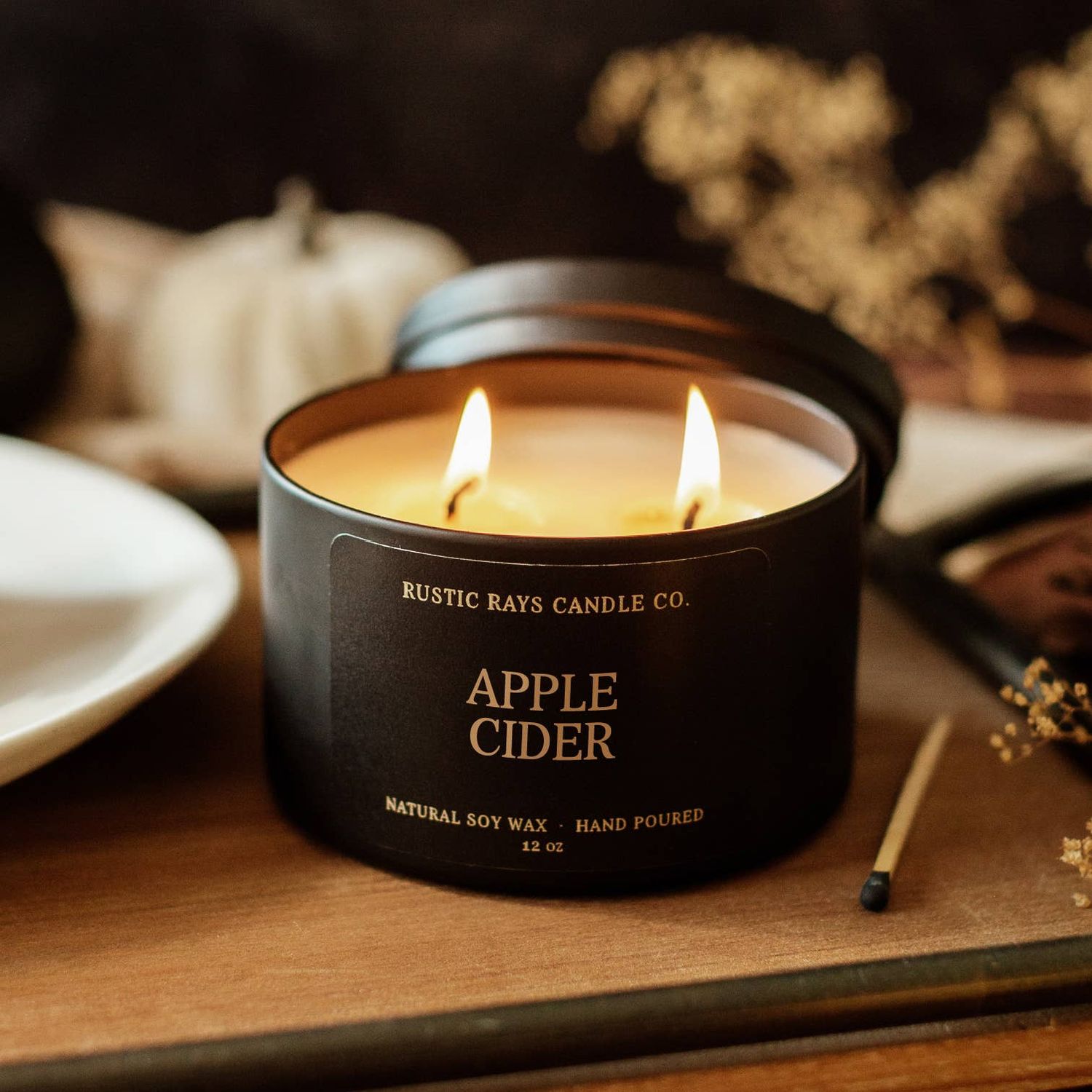 Apple Cider 12 oz Soy Candle