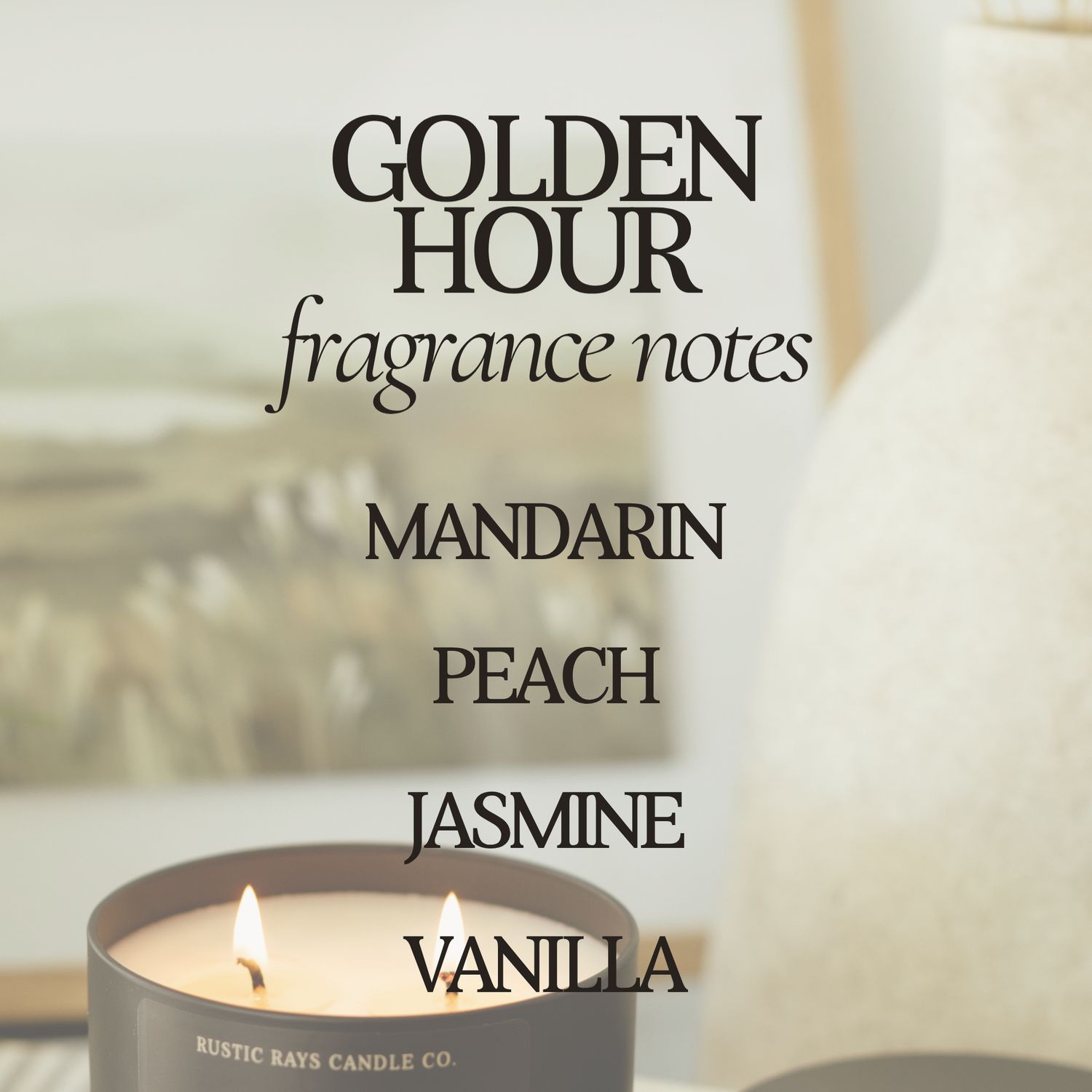 Golden Hour 12 oz Soy Candle
