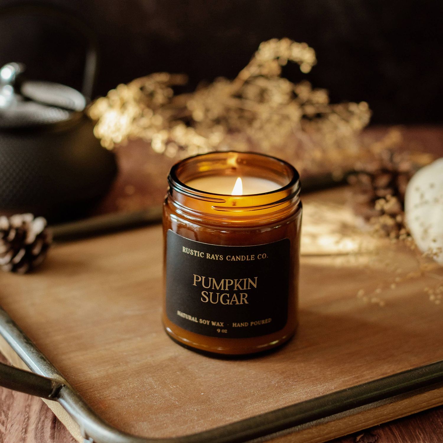 Pumpkin Sugar 9 oz Soy Candle
