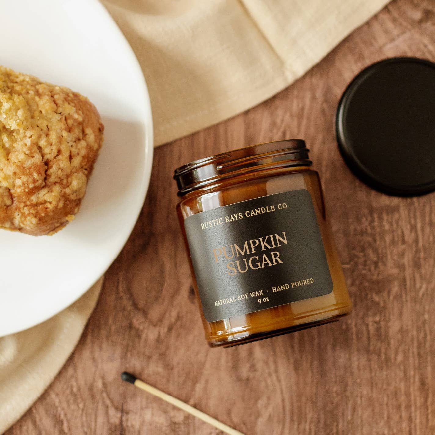 Pumpkin Sugar 9 oz Soy Candle