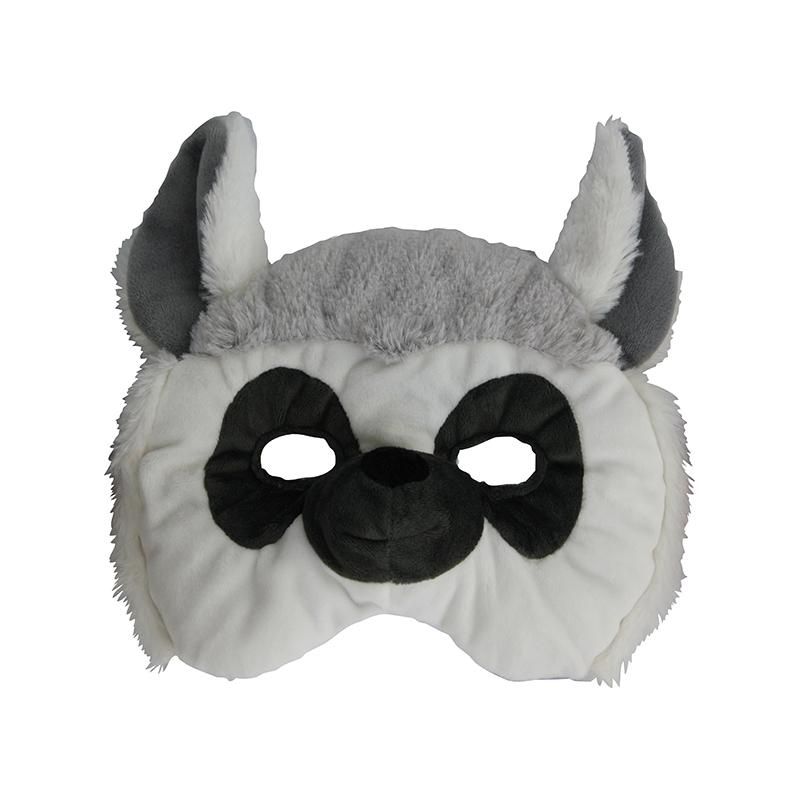 Face Mask Textile Ring Tailed Lemur 8.5"