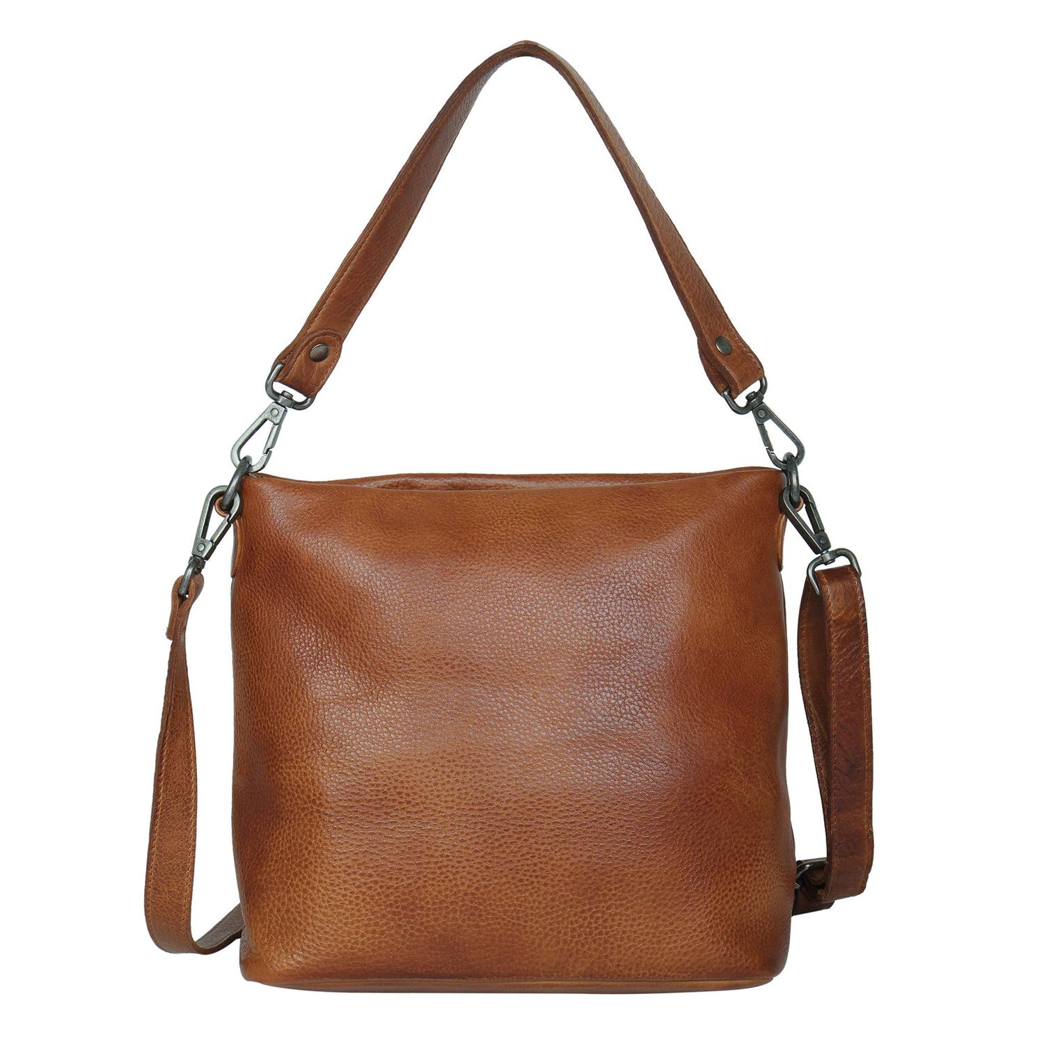Ivy Leather Crossbody / Shoulder Bag, Color: Cognac