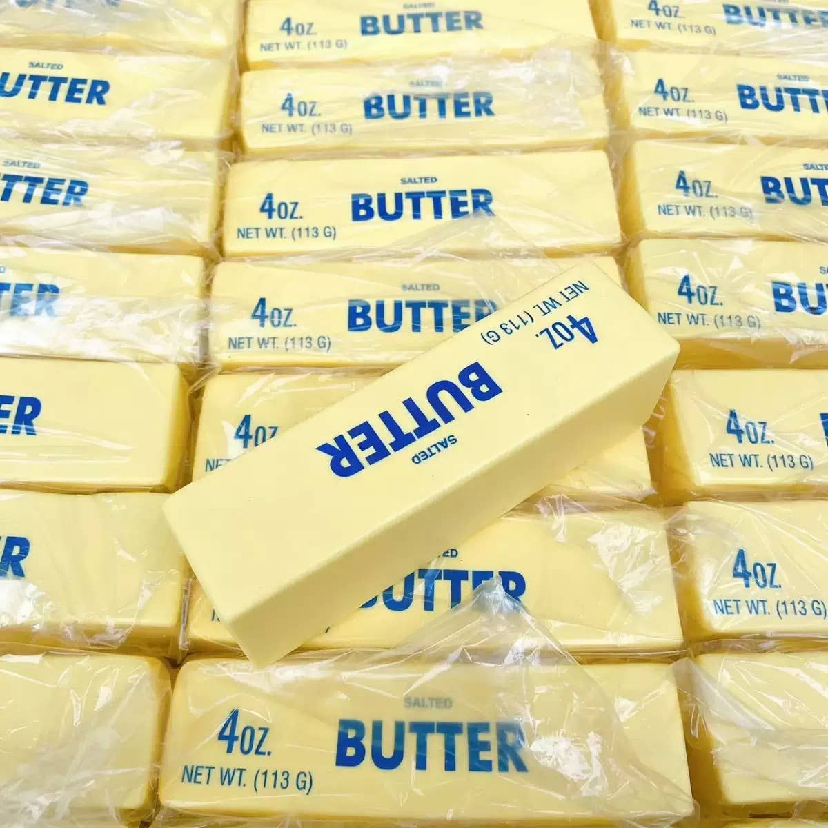 Butter Shape Squishy Stress Toy, Color: Yellow