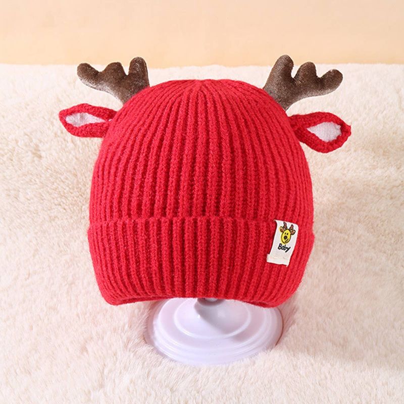 Christmas Deer Children's Knitted Hat