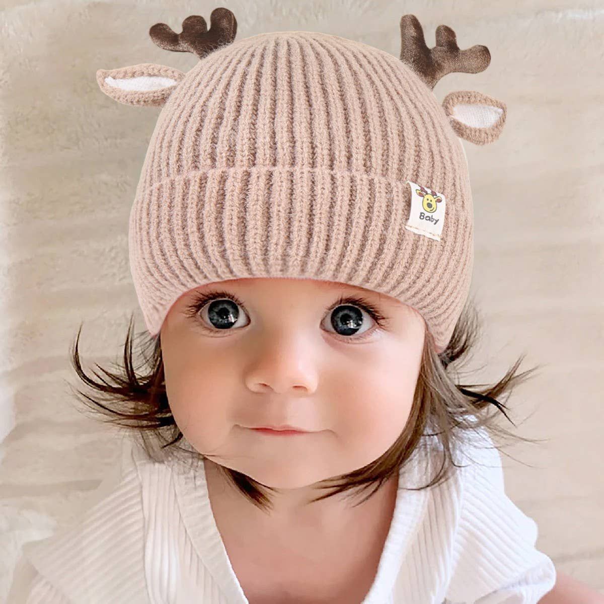 Christmas Deer Children's Knitted Hat