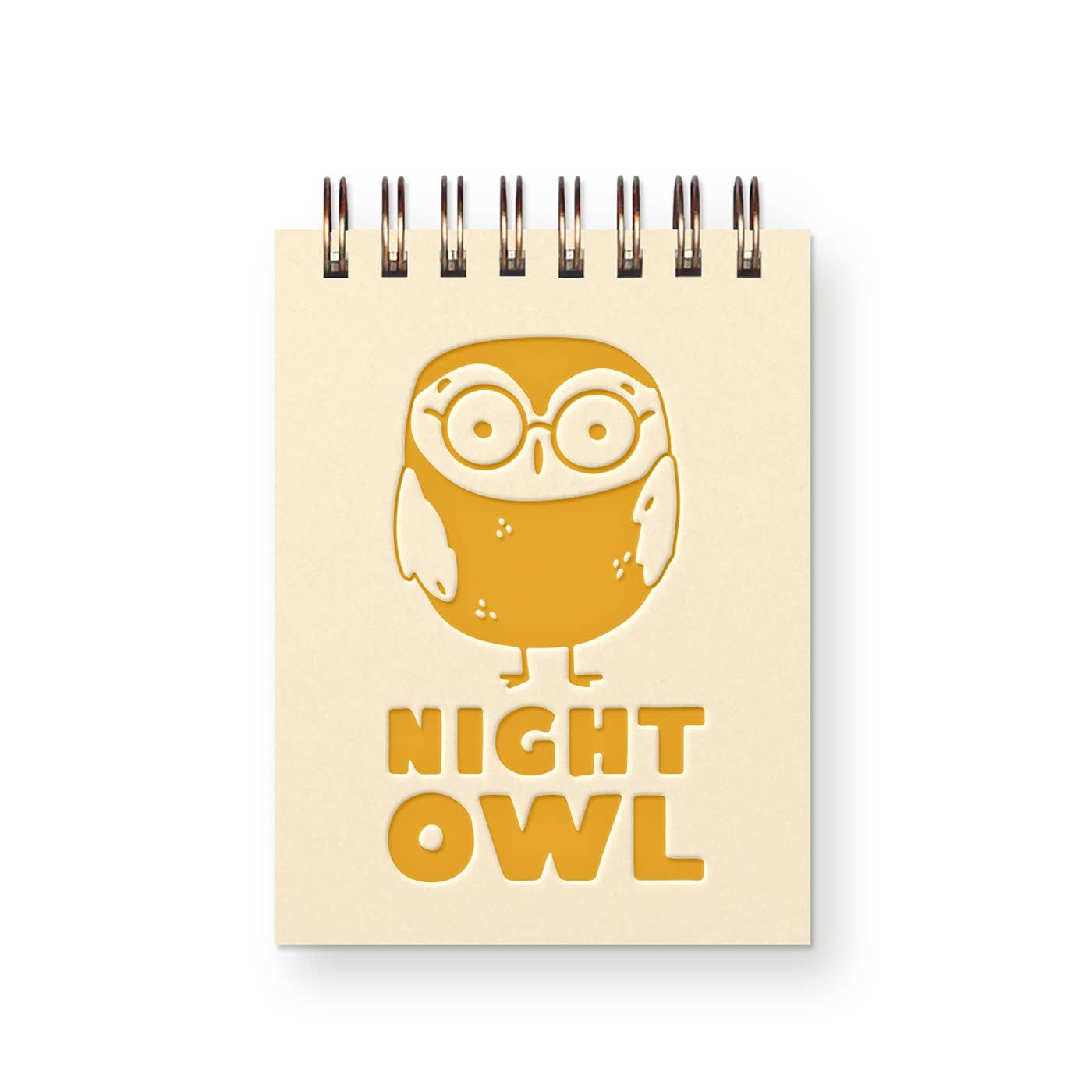 Night Owl Mini Jotter Notebook