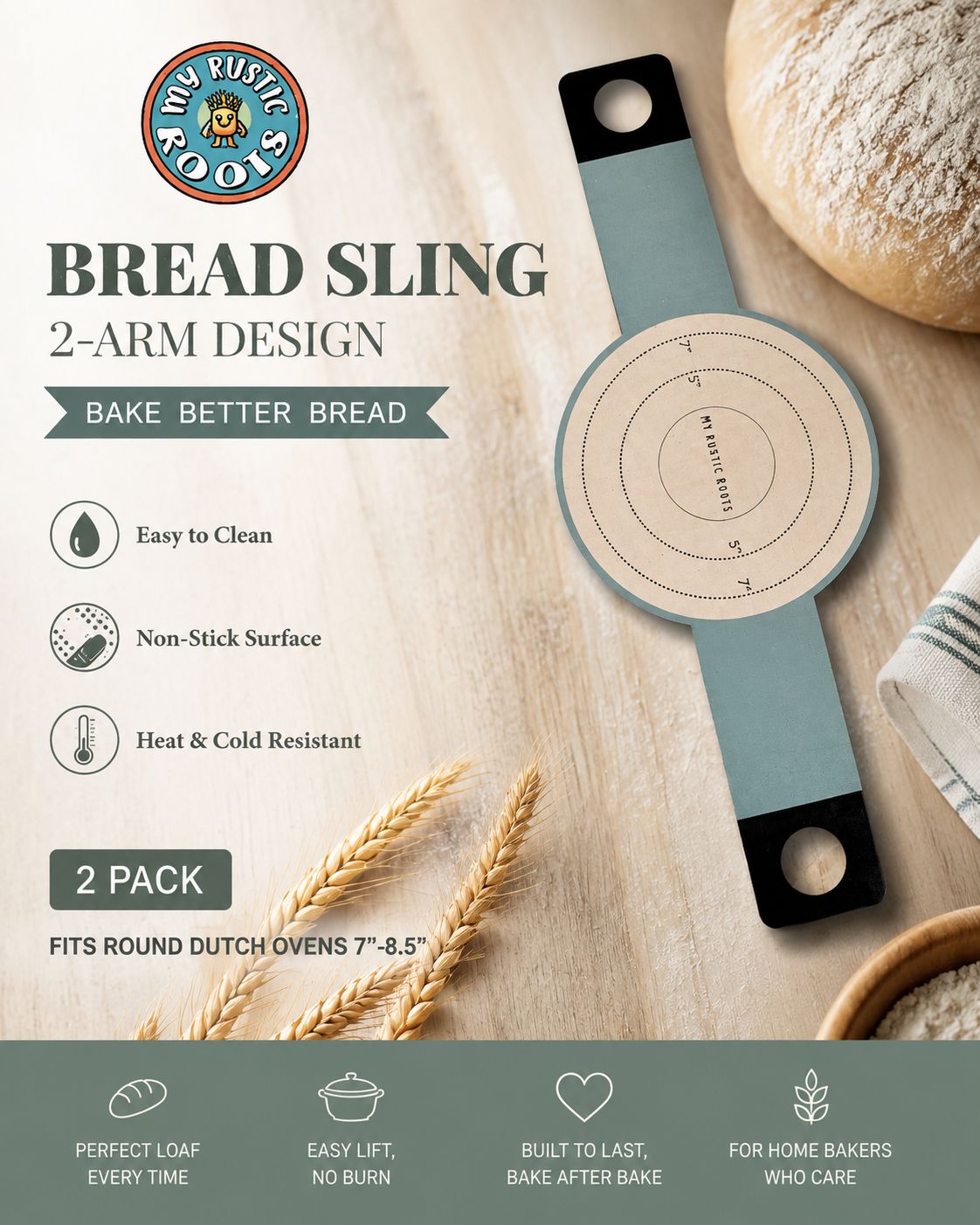 Bread Sling 2-Arm Design