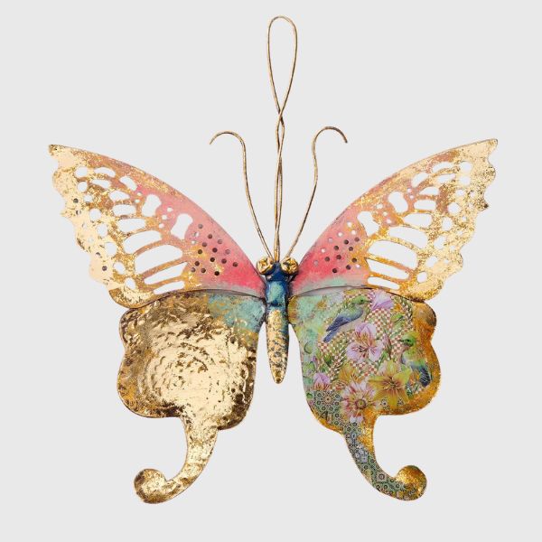 Metal Butterfly Hanging Decor