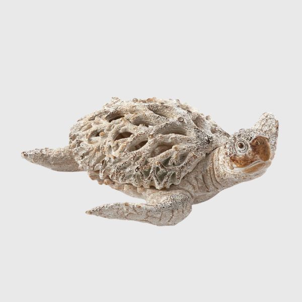 White Turtle Figurine