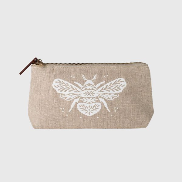 Bumblebee Flat Bottom Medium Pouch