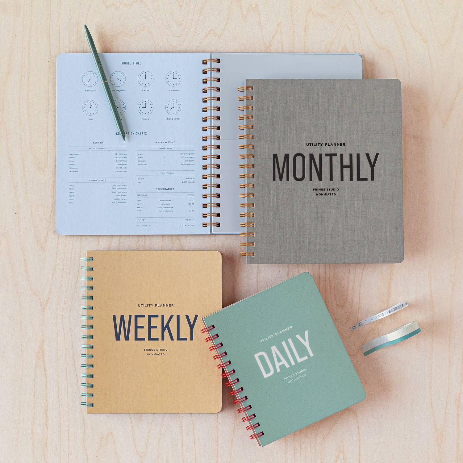 Utility Non-Dated Monthly Planner