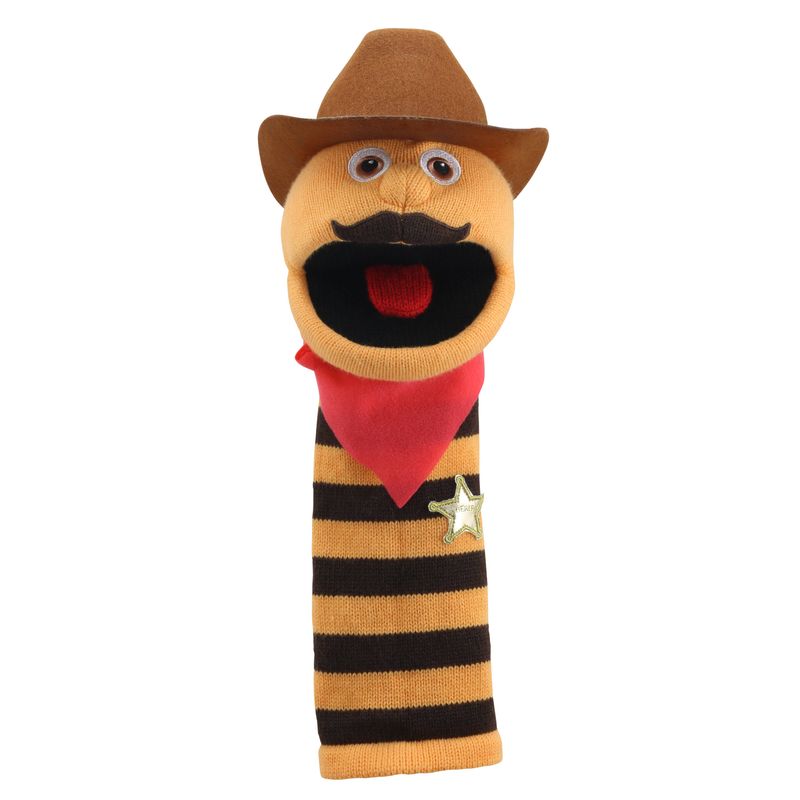 Cowboy - ECO Knitted Puppets