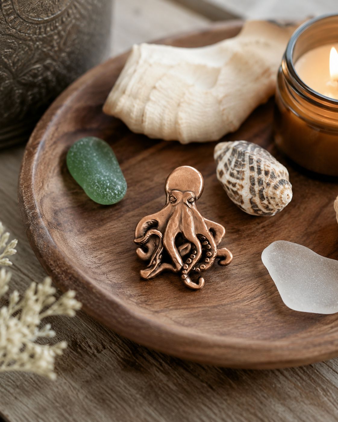 Kraken's Kin Octopus Enamel Pin