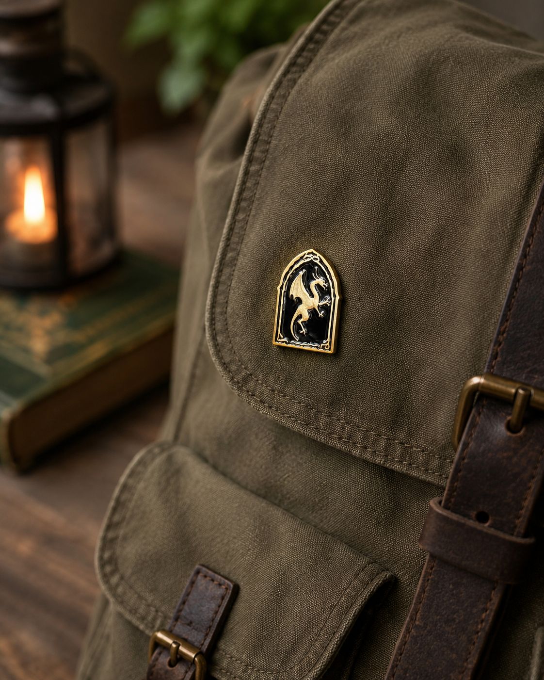 Ancient Wyvern Crest Pin