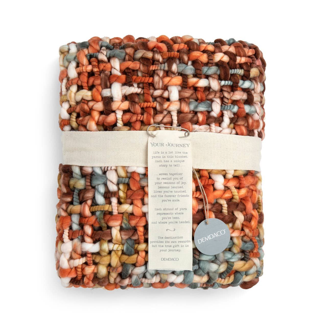 Woven Throw Blanket - Terracotta