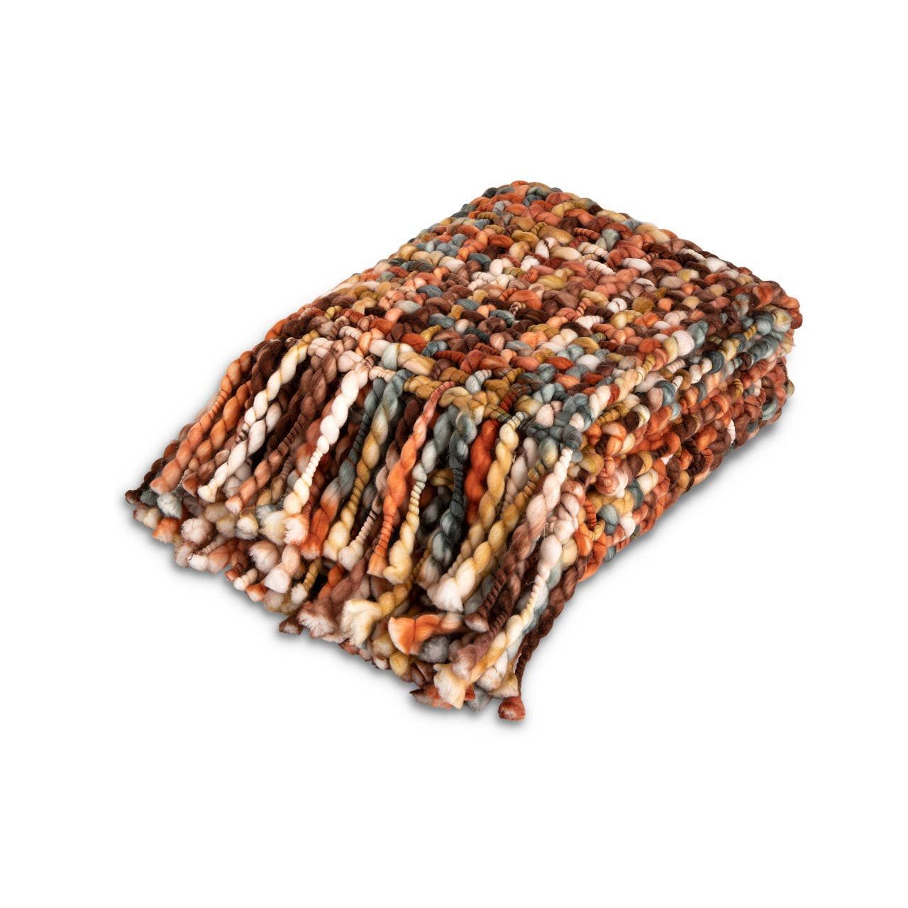 Woven Throw Blanket - Terracotta