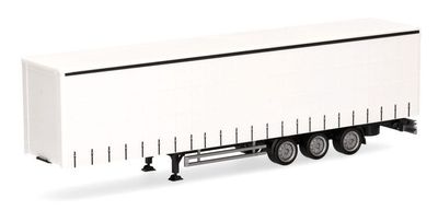 Gordijntrailer (lowliner) zwart chassis 3a. (neutraal)