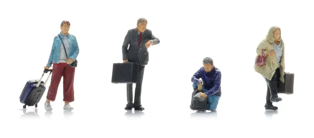 Reizigers Perron (4x) Reizigers Perron (4x)