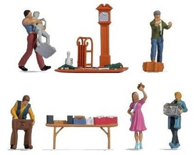 Figuren thema set Vlooienmarkt / rommelmarkt