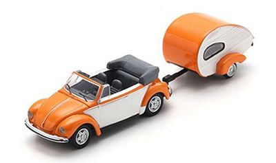 VW Kever cabrio + caravan VW Kever cabrio + caravan